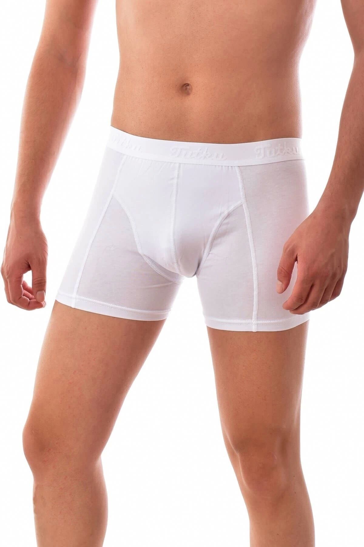 Tutku Erkek 6 Adet Likralı Elastan Boxer 0114