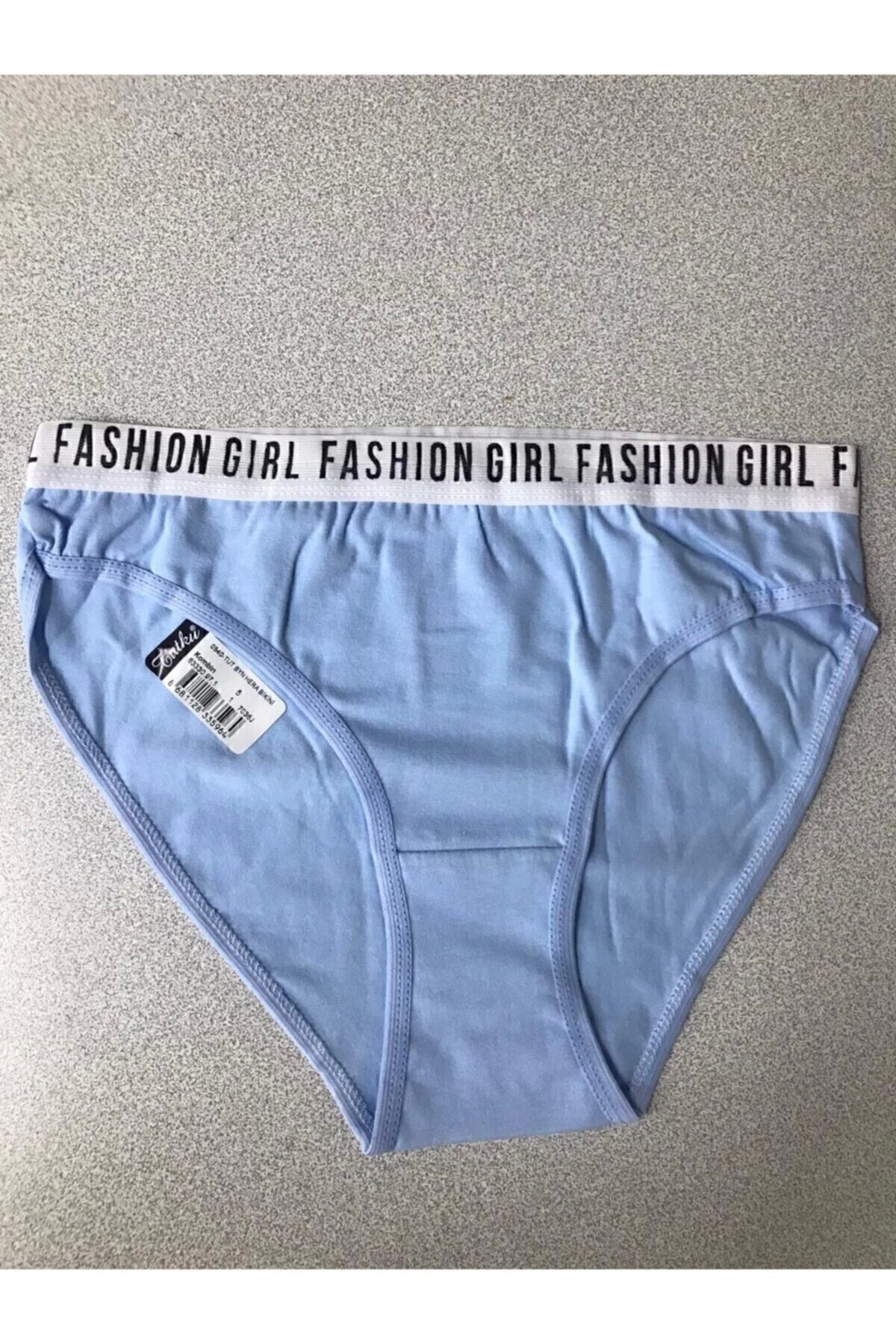 Tutku 12'li Paket Bayan Kadın Desenli Bikini Külot Asorti Kilot