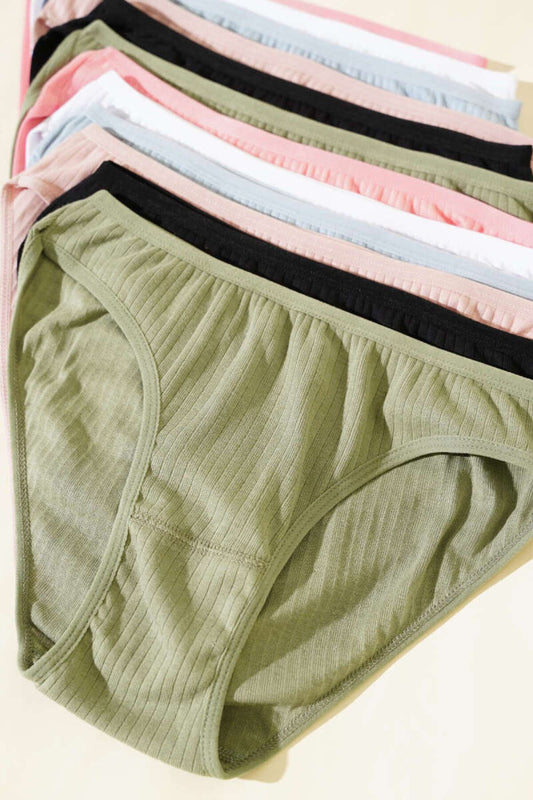 Tutku 6'lı Paket Çok Renkli Fashion Girl Kadın Slip Külot