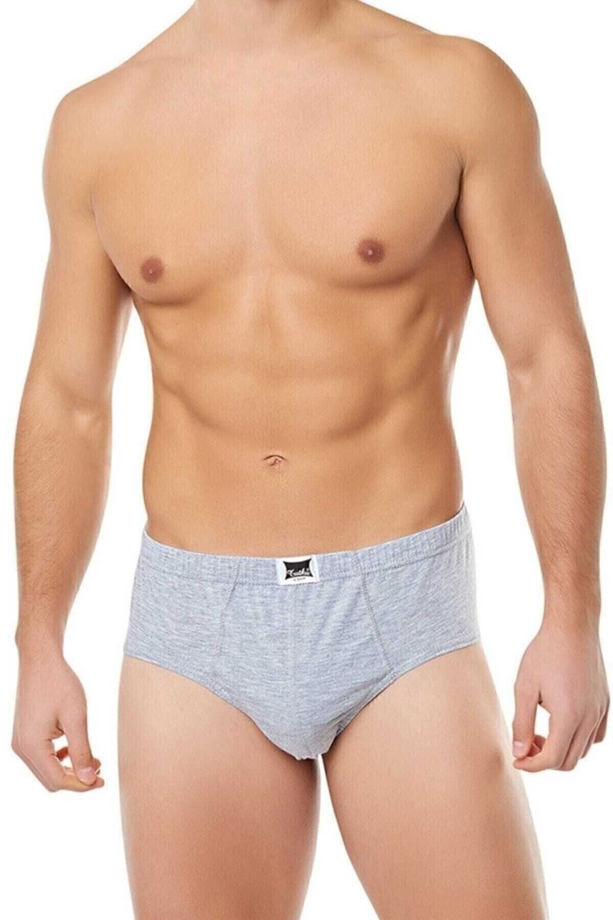 Tutku Erkek Karışık Renk 6'lı Paket Pamuklu Penye Külot